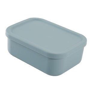 Vendita calda BPA gratis scatola di immagazzinaggio in <span class=keywords><strong>Silicone</strong></span> classico coperchio riutilizzabile per la lavatrice microonde BPA gratis pranzo ciotola cibo alimentazione - Product Image 2