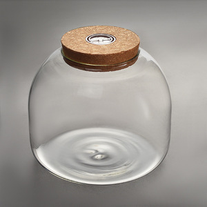 Moderne Klare Glas-Tischvase und Terrarien Heimdekoration mit Individualisiertem Logo Verkauf für Hochzeiten - Product Image 3