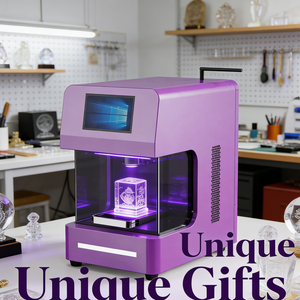 Graveur laser UV à double focalisation rouge de précision à l'unité de milliseconde 5W série A type B pour la gravure d'ornements en cristal haut de gamme - Product Image 2