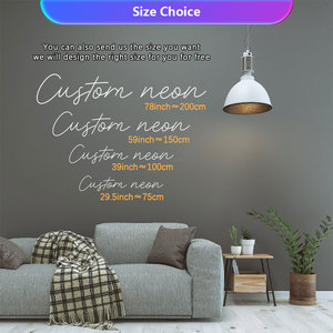 Thả vận chuyển Thiết kế miễn phí truyền cảm hứng cho nhà adversting dẫn thư ánh sáng nói Xin Chào tùy chỉnh hối hả Xin Chào tuyệt đẹp Đèn Neon cho tường - Product Image 6