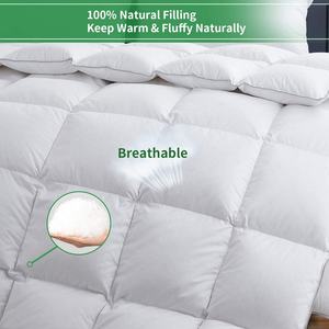 King Queen <strong>Double</strong> Custom Size Goose Down Quilt <strong>Feather</strong> Filling <strong>Duvet</strong> All Season Comforter - Product Image 5