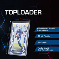 Emballage personnalisé de haute qualité, porte-cartes rigide en PVC 35PT/55PT/75PT/100PT/180PT, Toploader sans PVC, Toploader sans acide
