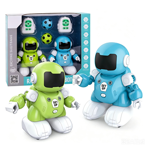 Ensemble de robots de football interactifs et compétitifs, télécommandés par infrarouge, en plastique, avec effets lumineux et sonores - Product Image 5