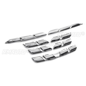7 pièces pour Renault Kadjar 2015 2016 2017, garniture de calandre avant, moulure chromée ABS, insert de capot, protection adhésive - Product Image 4