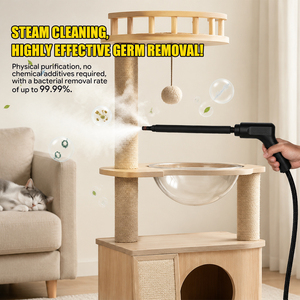 Limpiador a <span class=keywords><strong>Vapor</strong></span> Portátil <span class=keywords><strong>de</strong></span> Mano con <span class=keywords><strong>Pistola</strong></span> <span class=keywords><strong>de</strong></span> Pulverización Larga y Manguera Flexible <span class=keywords><strong>para</strong></span> Limpieza Profunda <span class=keywords><strong>de</strong></span> Cocina, Baño, Coche, Sofá, Azulejos y Juntas - Product Image 1