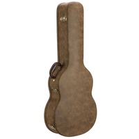 Vente directe d'usine Design de mode en forme de dôme Sule étuis d'instruments en cuir PVC étui de guitare classique en bois