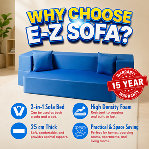 Discover multifunction comfort with E Z <b>Bed</b> <b>Sofa</b> <b>Bed</b> featuring thick supportive foam and sleek minimalist foldable design - Product Image 2