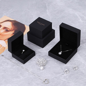 Boîte à bijoux personnalisée Boyang avec logo, en similicuir et papier, pour bagues - Product Image 4
