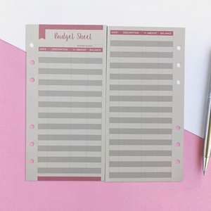 เครื่องเขียนสำหรับธุรกิจแผ่น A6แบบหลวมๆสำหรับใช้ในสำนักงาน - Product Image 3