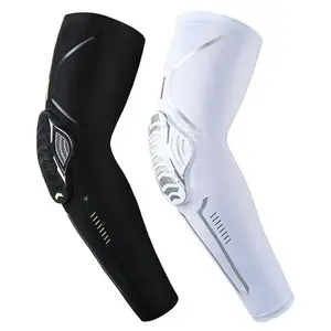 Hot sell honeycomb elbow support compression sleeve arm sleeve padded