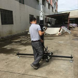 Truss <span class=keywords><strong>Soundking</strong></span> de elevación de altura de 6,5 M de fábrica, ruedas de alta resistencia, torre de elevación de truss móvil, soporte de manivela a la venta - Product Image 5