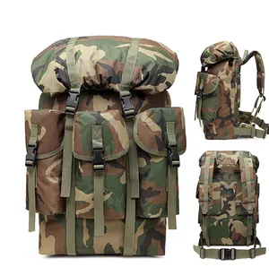 Large Capacity Backpack 60L MOLLE Tactical Assault Backpack Bag Hunting Mountaineering Adventure Rucksack Field Survival Package