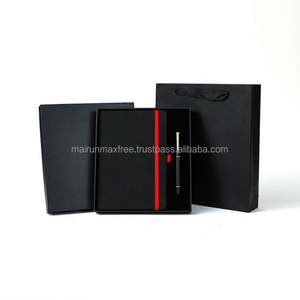 2023 mejor calidad al por mayor de tapa dura personalizada A5 B5 cuaderno de cuero con banda elástica USB Flash Drive 16G y juegos de regalo de bolígrafo - Product Image 3