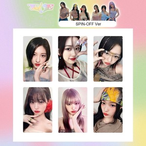 6 pièces/ensemble KPOP IVE nouvel Album Selfie Photocards Wonyoung Rei <span class=keywords><strong>Liz</strong></span> sur OFF Starship Digpack Ver mignon Lomo cartes Fans Collection cadeau - Product Image 6