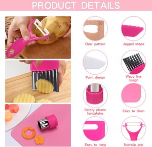 ZL 蒙特梭利厨房工具 13 件套安全刀具套装 适合 4-10 岁女孩 中国生日礼物 - Product Image 4