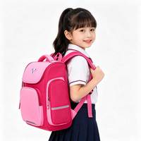 Sacs à dos scolaires unisexes pour enfants, dessins animés, imperméables, pour les classes 1 à 6, ultra-légers, avec ceinture à coussin d'air pour réduire la charge, nouveaux élèves du primaire