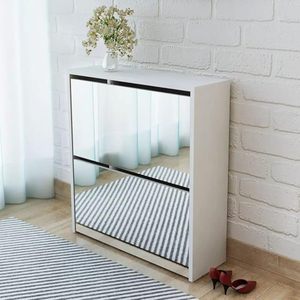Armoire à chaussures moderne de luxe avec embout de <span class=keywords><strong>type</strong></span> seau Armoire à chaussures pour entrée avec miroir complet - Product Image 4