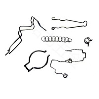 Fil de fixation en acier inoxydable spiralé pour serres, accessoires de serre, fixation de film plastique épais, fil de pression pour film plastique, fixation supérieure