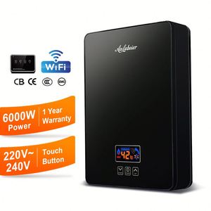 <b>Mini</b> Instant Water <b>Heater</b> Tank 25-55 Degrees Setting Electric Anlabeier LED Smart Touch Control WiFi Enabled Plastic Household - Product Image 1