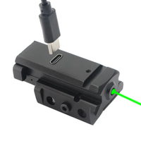 Visée laser bleue verte rouge rechargeable par USB pour le tir