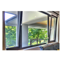 Ventana Corredera de Aluminio Impermeable, Ventana Corredera con Marco de Aluminio Antirrobo