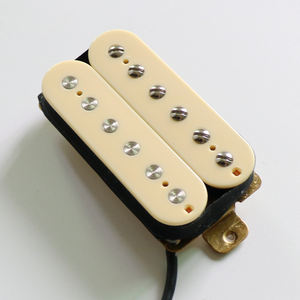 Donlis Alnico 2 Magnet bar LP <span class=keywords><strong>Humbucker</strong></span> Guitar Pickup <span class=keywords><strong>Vintage</strong></span> Style in Ivory zebra Colors - Product Image 4