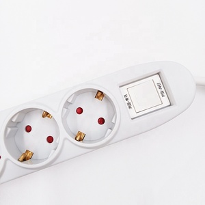 Kc điện dải ổ cắm mở rộng 4 cửa hàng với ON & OFF chuyển đổi - Product Image 5