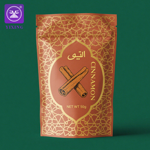 Sacs d'emballage personnalisés imprimés mats pour poudre d'épices (<span class=keywords><strong>piment</strong></span> sec, gingembre, curcuma, <span class=keywords><strong>cannelle</strong></span>) avec fermeture éclair - Product Image 2