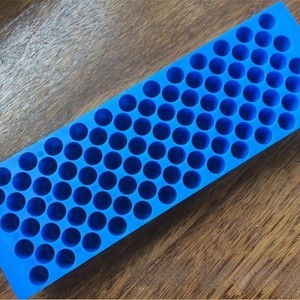 AS ONE <b>Plastic</b> Centrifuge <b>Tube</b> Rack 96 Well PP Material For Lab Use - Product Image 2