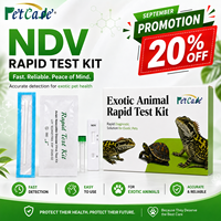 Alat Tes Cepat Antigen Virus Penyakit Newcastle (NDV) untuk Burung Eksotis, Burung Beo, Merpati, Unggas - Alat Diagnostik Antigen Satu Langkah