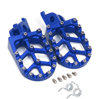 Nouvelles repose-pieds larges en acier inoxydable CNC PRSB CR125 CR250 KX250F, pièces de rechange premium pour moto MX