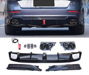 Pare-chocs arrière Welta Carbon Look-Scorpio Sport Style, finition noire polie ABS, accessoires de voiture pour Accord 11e génération - Product Image 1