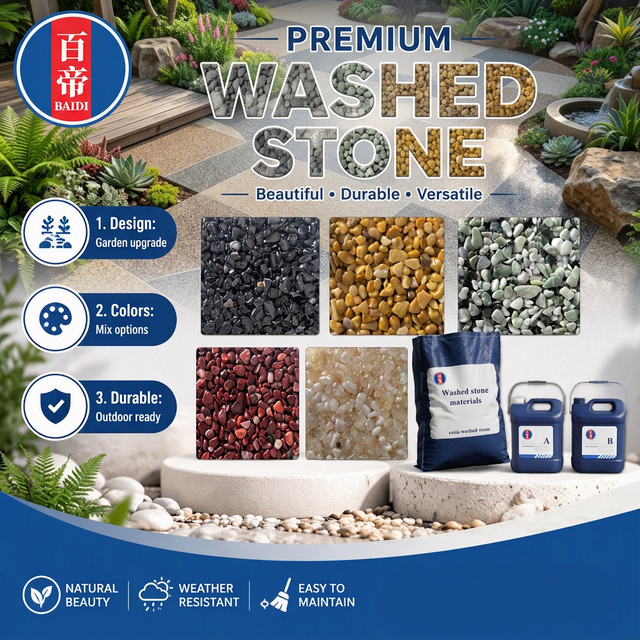 Industrial Waterborne Granite Paint Resin Washed Stone for Wall and Floor Coating for Swimming Pool Road Marking Paint