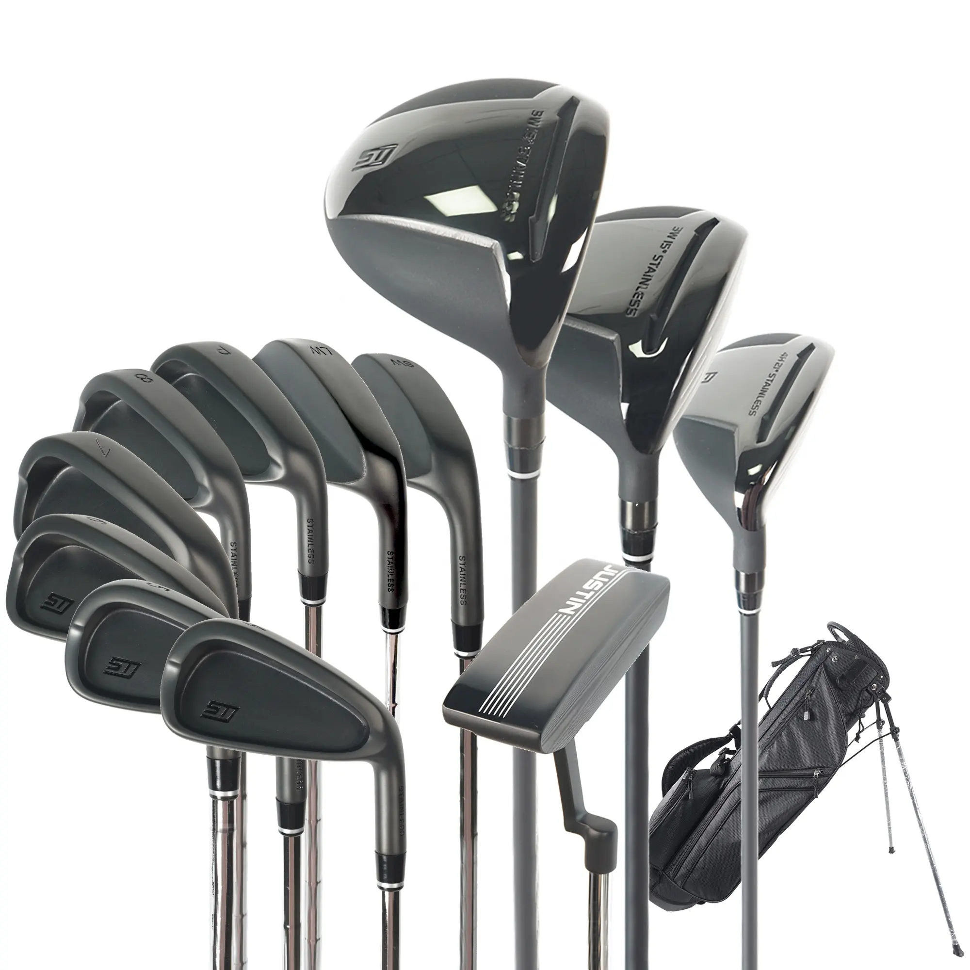 Venta al por mayor OEM de alta calidad personalizado mano derecha para los hombres Club personalizado completo Golf Club Set