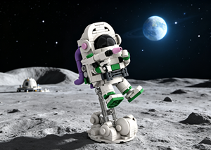 Custom Space Ranger Building Block Figurine Floating MOC Desktop Ornament Low MOQ Movie <strong>IP</strong> Souvenir Factory Direct Fast - Product Image 2