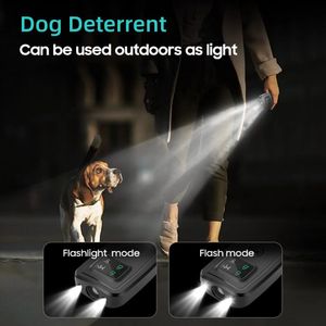 Dispositif anti-aboiement 3 en 1 portable, sûr et respectueux des animaux, à ultrasons, avec lampe torche LED et <span class=keywords><strong>répulsif</strong></span> pour chiens - Product Image 5