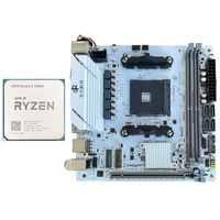 Motherboard ITX B450 AM4 Kelas Atas Baru, CPU R3-3200G/R5-4600G/5600G, Kit DDR4 Dual Channel 64GB, SSD 240GB, Hard Disk Drive Desktop