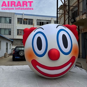 Palloncino Clown di 3 Metri di Diametro per Decorazioni Sceniche, Modello Pubblicitario Personalizzato di Clown e Palloncino Clown Spaventoso - Product Image 3