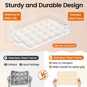 Moule à muffins en <span class=keywords><strong>silicone</strong></span> avec cadre renforcé en métal, 24 cavités, moule à cupcakes en <span class=keywords><strong>silicone</strong></span> durable pour muffins et cupcakes - Product Image 4