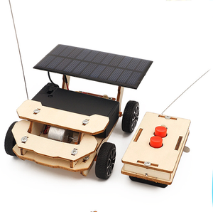 2025 bricolage électrique solaire alimenté voiture Kit d'apprentissage métal-bois <span class=keywords><strong>jeu</strong></span> d'école pour enfants STEM projet de science logique pour le plaisir des enfants - Product Image 1