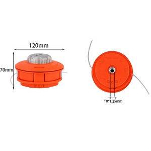 Tête de coupe universelle pour débroussailleuse, couleur orange, fabriquée au Guangdong - Product Image 5
