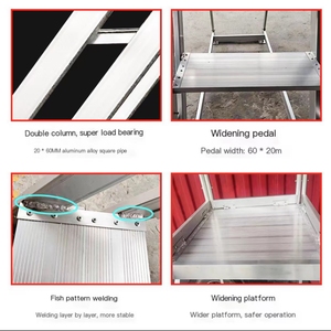 Kho di động giàn giáo Heavy-Duty bánh kim loại thang an toàn nền tảng thang - Product Image 5