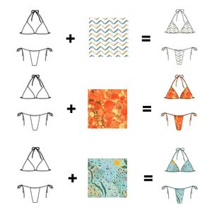 Custom Maiô Fabricante Mulheres Triângulo De Duas Peças Sexy <span class=keywords><strong>Bikini</strong></span> Set Maiô De Alta Qualidade OEM <span class=keywords><strong>Beach</strong></span> Swimwear - Product Image 1