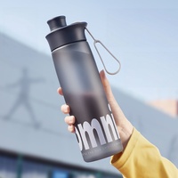 Bouteille d'eau sport Tritan pour femme, grande capacité, élégante, résistante à la chaleur, portable, avec paille, idéale pour le cyclisme estival