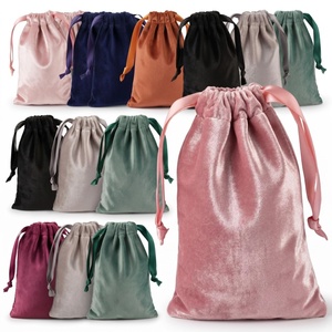 Bolsas de Satén para Joyería con Logotipo Personalizado, Bolsas de Regalo con Cordón, Bolsas de Satén de Seda - Product Image 1
