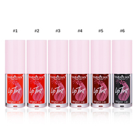 Tinte Labial de 6 Colores, Mini Lápiz Labial Líquido, Brillo Labial Coreano, Hidratante, Tinte Natural Multiusos para Labios y Mejillas
