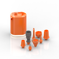 Vente en gros de pompe à air électrique portable compresseur autopompe pour bateau à air football mini pompe à air gonflable pour tente extérieure