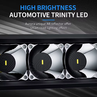 Aurora Brevet Série de lumières RVB sans vis à double rangée 4X4 Barre lumineuse à LED universelle pour voiture en stock