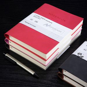 สมุดบันทึกปกแข็งเย็บเข้าเล่มแบบสั่งทำพร้อมโลโก้สุดหรู ขนาด A5 ปกหนัง PU 100 แผ่น สำหรับโรงเรียน ขายส่ง - Product Image 4