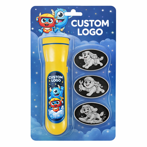 <span class=keywords><strong>Linterna</strong></span> de Proyección para Niños con Tapas de Lente Intercambiables, Proyector de Dibujos Animados, Juguete con Logotipo Personalizado, Estándar ASTM, Juguetes Luminosos - Product Image 3